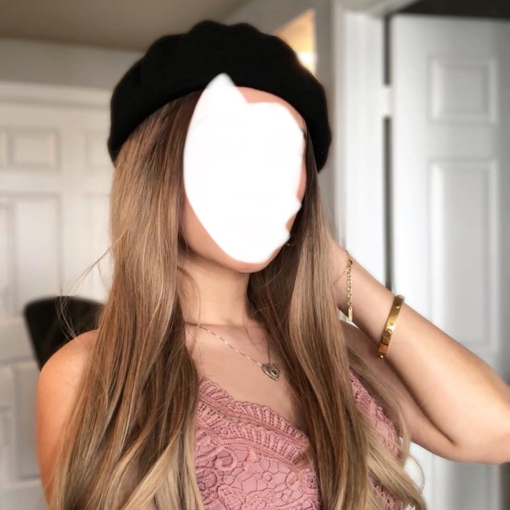 Ombre ash blonde wig + wig cap